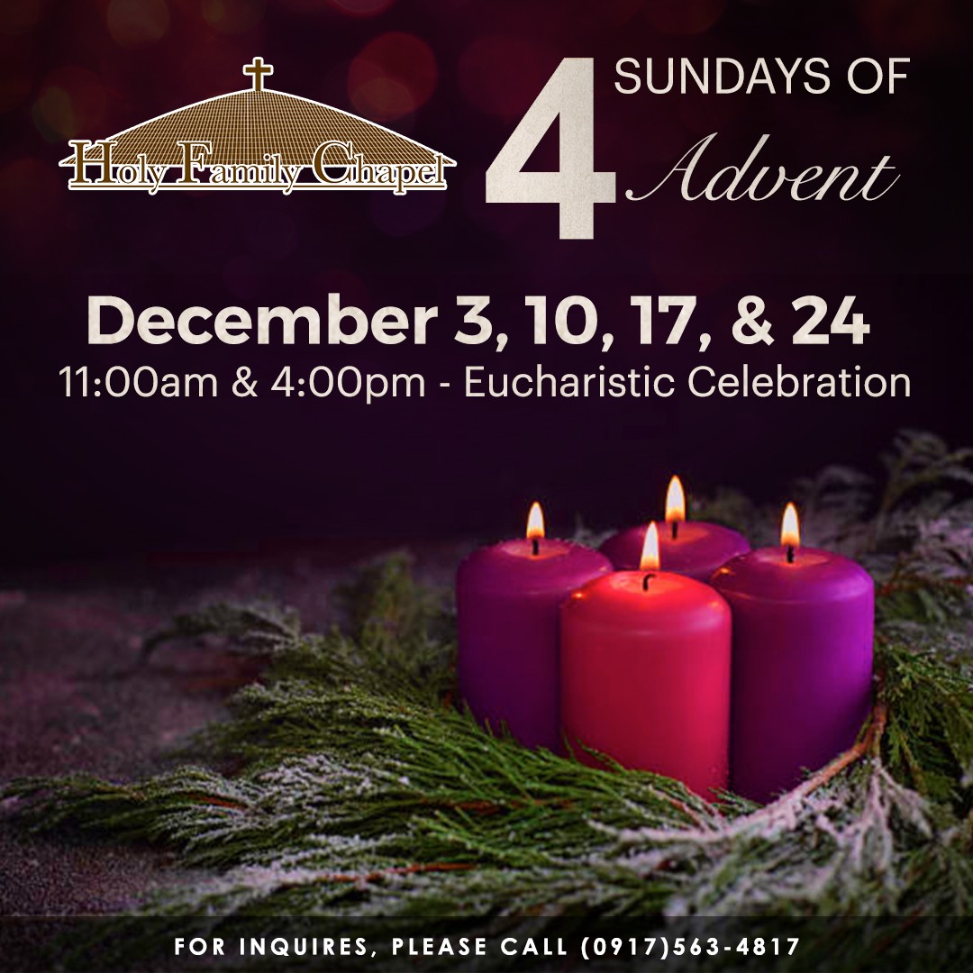 4 Sundays of Advent Tagaytay Highlands Properties